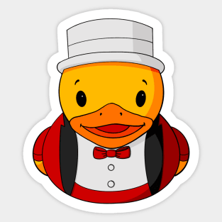 Ringmaster Rubber Duck Sticker